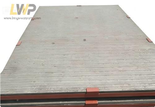 Bimetallic Overlay wear plate, customized sizes