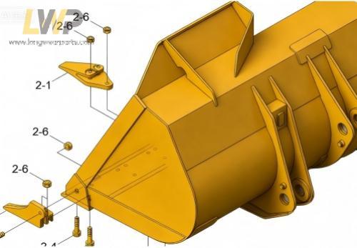 Hyundai HCE Tooth Kit 61LP-00950/61LK-00950/61LB-00960